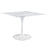 Lippa 40" Square Artificial Marble Dining Table 1637-WHI