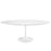 Lippa 78" Oval Wood Top Dining Table 1657-WHI