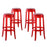 Casper Bar Stool Set of 4 1680-RED