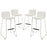 Dive Bar Stool Set of 4 1687-WHI