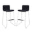 Dive Bar Stool Set of 2 1688-BLK