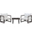Fortuna 3 Piece Outdoor Patio Sectional Sofa Set 1722-BRN-WHI-SET