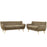 Remark 2 Piece Living Room Set 1785-BRN-SET