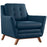 Beguile Upholstered Fabric Armchair 1798-AZU