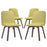 Assert Dining Side Chair Set of 4 1839-WAL-GRN-SET