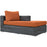 Summon Outdoor Patio Sunbrella® Right Arm Chaise 1873-GRY-TUS