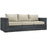 Summon Outdoor Patio Sunbrella® Sofa 1874-GRY-BEI