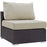 Convene Outdoor Patio Armless 1910-EXP-BEI