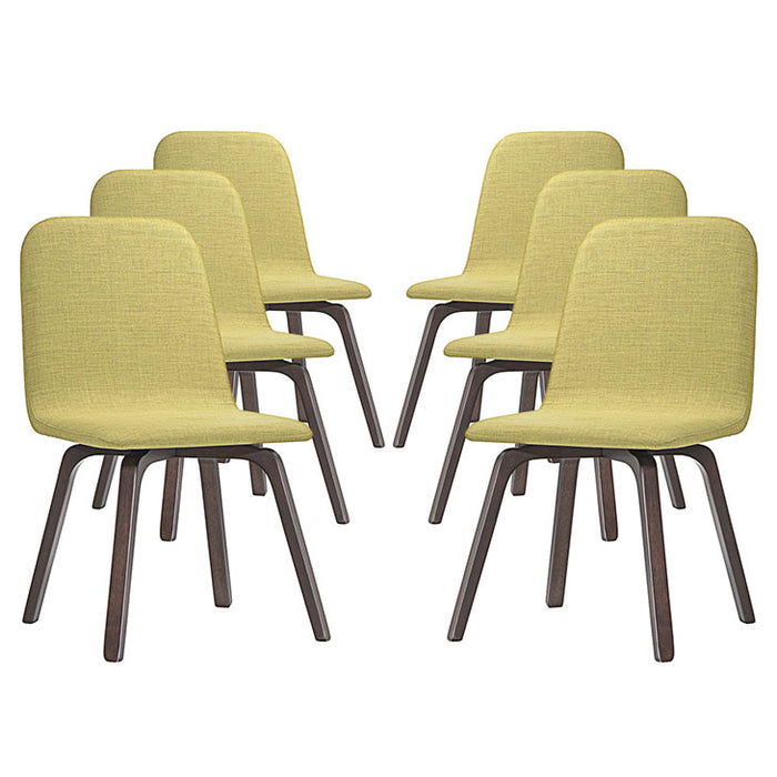 Assert Dining Side Chair Set of 6 1912-WAL-GRN-SET
