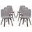Assert Dining Side Chair Set of 6 1912-WAL-GRY-SET