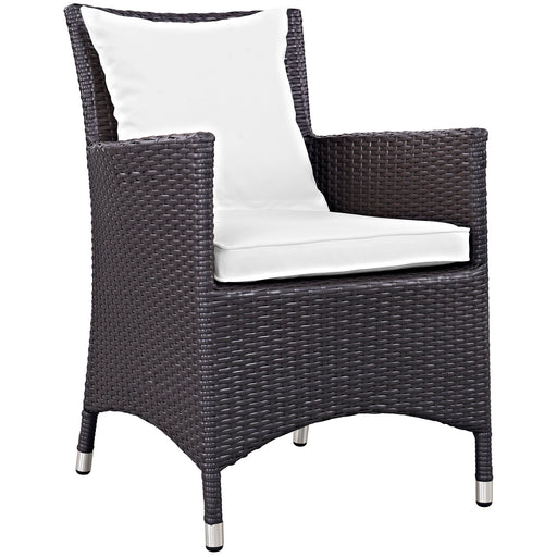Convene Dining Outdoor Patio Armchair 1913-EXP-WHI