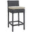 Summon Outdoor Patio Sunbrella® Bar Stool 1960-GRY-BEI