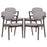 Spunk Dining Armchair Set of 4 1998-WAL-GRY-SET