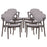 Spunk Dining Armchair Set of 6 1999-WAL-GRY-SET