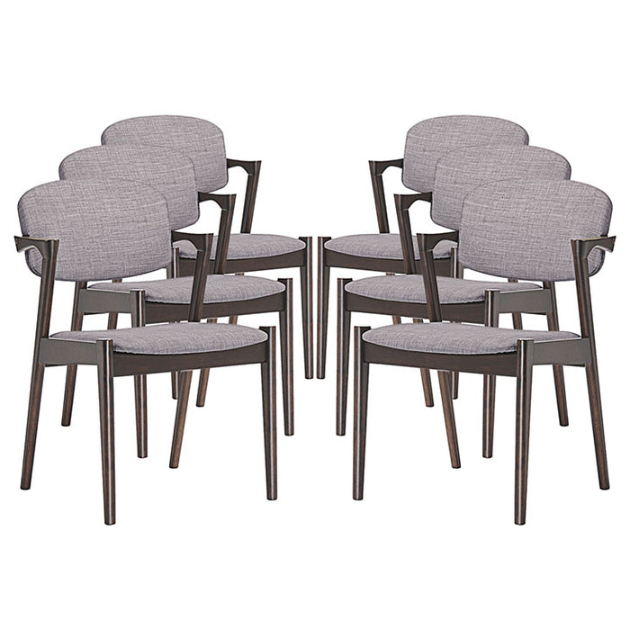 Spunk Dining Armchair Set of 6 1999-WAL-GRY-SET