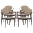 Spunk Dining Armchair Set of 6 1999-WAL-LAT-SET