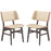 Vestige Dining Side Chair Fabric Set of 2 2024-WAL-BEI-SET