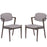 Spunk Dining Armchair Set of 2 2045-WAL-GRY-SET