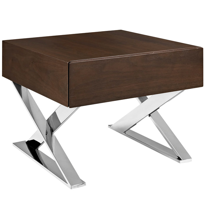 Sector Nightstand 2049-BRN-SET