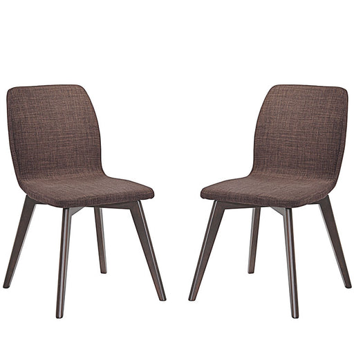 Proclaim Dining Side Chair Set of 2 2059-WAL-MOC-SET