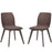 Proclaim Dining Side Chair Set of 2 2059-WAL-MOC-SET