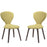 Tempest Dining Side Chair Set of 2 2060-WAL-GRN-SET