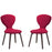 Tempest Dining Side Chair Set of 2 2060-WAL-RED-SET