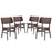 Vestige Dining Side Chair Set of 4 2062-WAL-MOC-SET