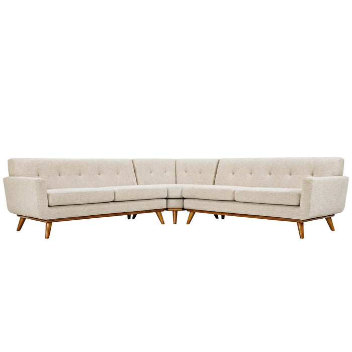 Engage L-Shaped Sectional Sofa 2108-BEI-SET