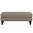 Empress Upholstered Fabric Bench 2138-GRA