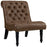 Navigate Upholstered Vinyl Lounge Chair 2145-BRN