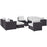 Convene 10 Piece Outdoor Patio Sectional Set 2169-EXP-WHI-SET