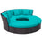 Convene Circular Outdoor Patio Daybed Set 2171-EXP-TRQ-SET
