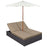 Convene Double Outdoor Patio Chaise 2180-EXP-MOC-SET