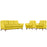 Beguile 3 Piece Upholstered Fabric Living Room Set 2184-SUN-SET