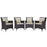 Convene 4 Piece Outdoor Patio Dining Set 2190-EXP-BEI-SET