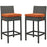 Sojourn 2 Piece Outdoor Patio SunbrellaÂ® Pub Set 2195-CHC-TUS-SET