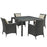 Sojourn 5 Piece Outdoor Patio SunbrellaÂ® Dining Set 2244-CHC-BEI-SET