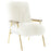 Sprint Wool Armchair 2305-BRN-WHI
