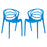 Locus Dining Set Set of 2 2335-BLU-SET