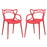 Entangled Dining Set Set of 2 2347-RED-SET