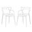 Entangled Dining Set Set of 2 2347-WHI-SET