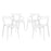 Entangled Dining Set Set of 4 2348-WHI-SET