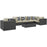 Sojourn 7 Piece Outdoor Patio SunbrellaÂ® Sectional Set 2374-CHC-BEI-SET