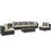Sojourn 7 Piece Outdoor Patio SunbrellaÂ® Sectional Set 2379-CHC-BEI-SET