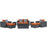Summon 8 Piece Outdoor Patio SunbrellaÂ® Sectional Set 2389-GRY-TUS-SET