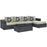 Summon 5 Piece Outdoor Patio SunbrellaÂ® Sectional Set 2395-GRY-BEI-SET