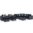 Summon 10 Piece Outdoor Patio SunbrellaÂ® Sectional Set 2396-GRY-NAV-SET