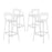 Entangled Bar Stool Set of 4 2402-WHI-SET