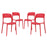 Hop Dining Set Set of 4 2404-RED-SET